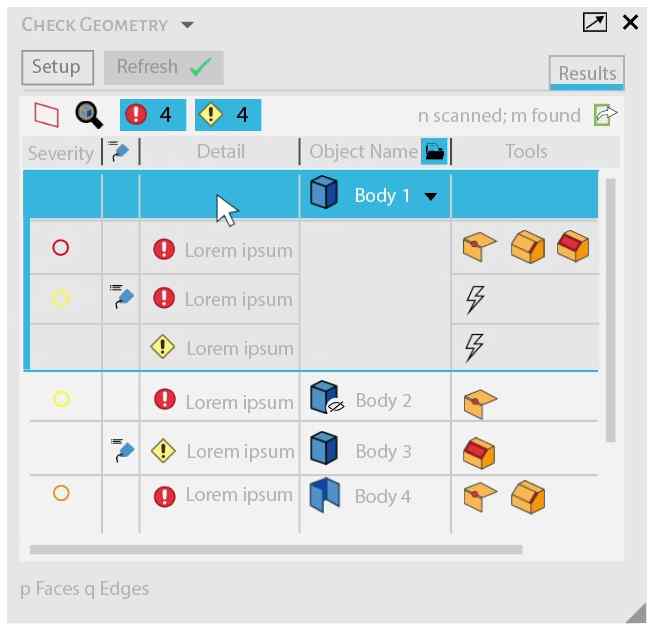 image of a lo-fidelity mockup for checking geometry